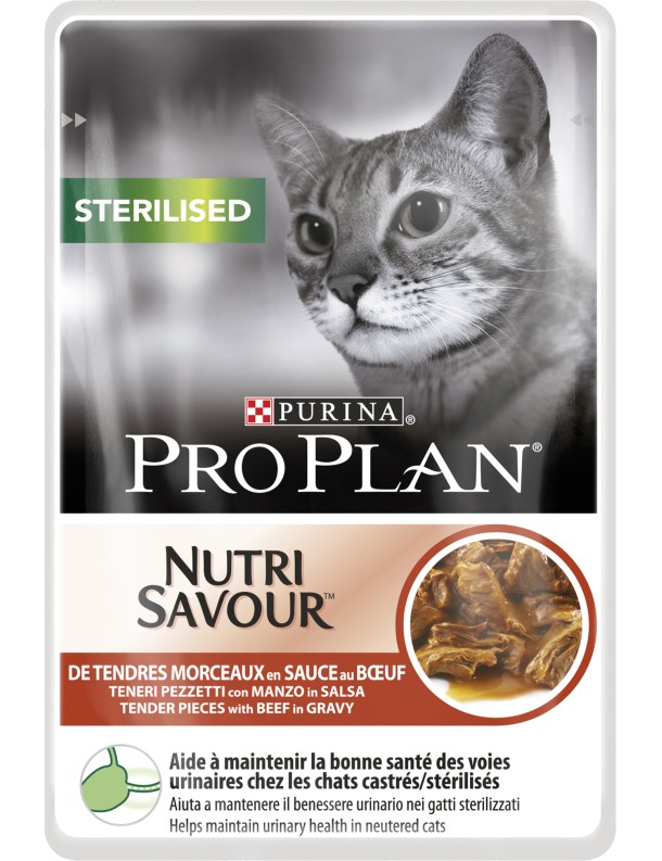 Pro Plan Nutrisavour sterilised Boeuf 85 g