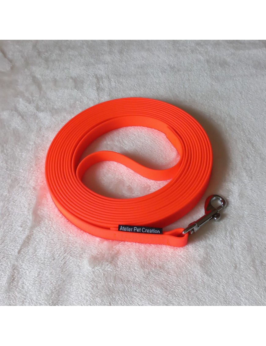 Longe PVC Orange fluo 16 mm