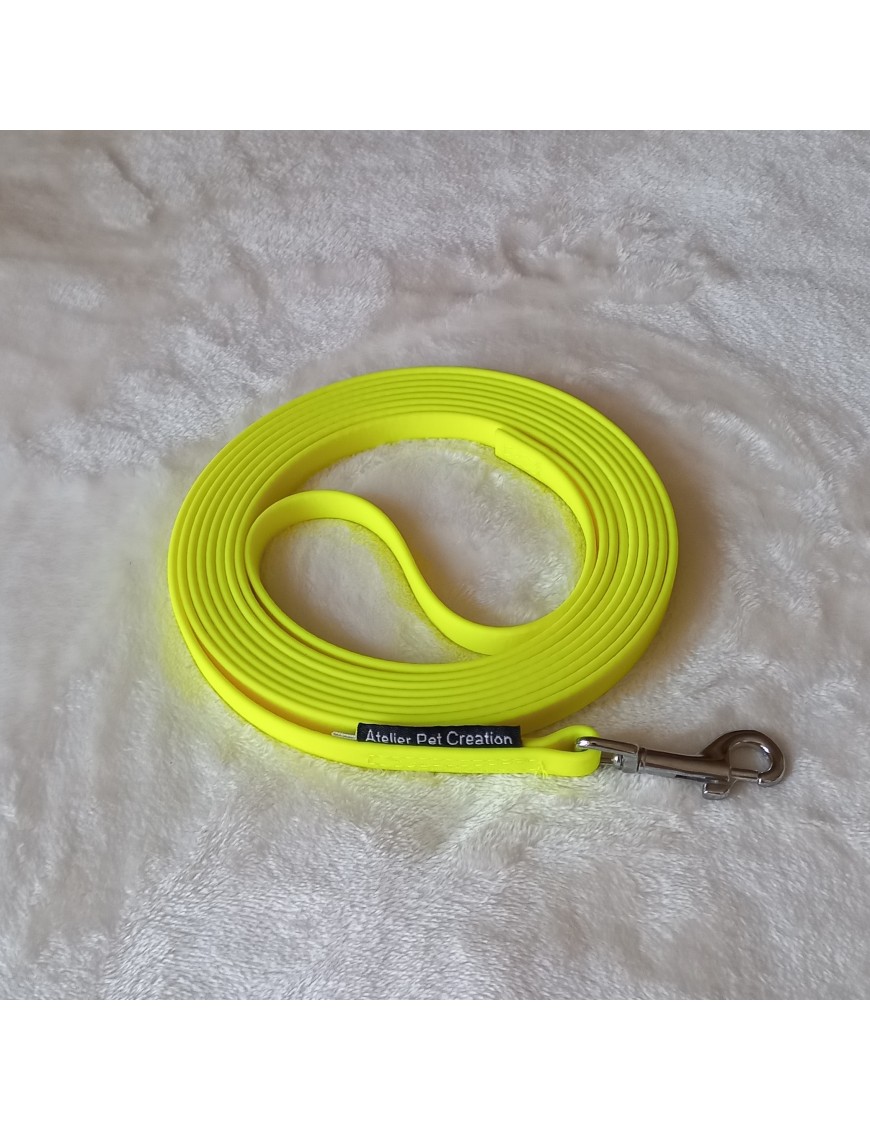 Longe PVC Jaune fluo 10 mm