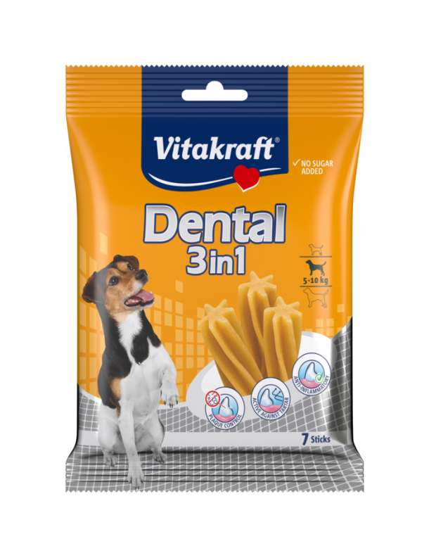 Dental 3 en 1 S, 120 g, 7 pces
