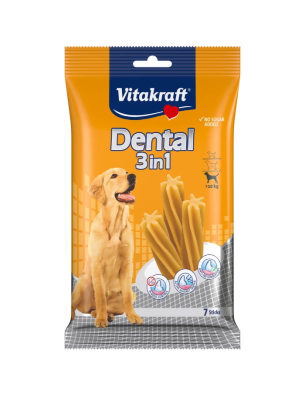 Dental 3 en 1 M, 180 g, 7 pces