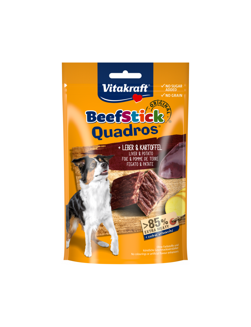 Beefstick Quadros au foie et pomme de terre 70 g
