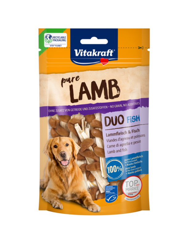 Duo viande d'agneau et poisson 80 g