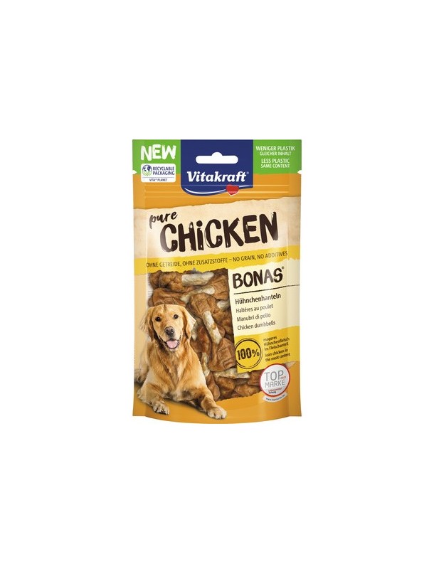 Haltères au poulet 80 g