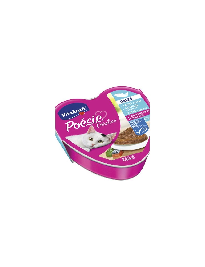 Poésie saumon en gelée 85 g