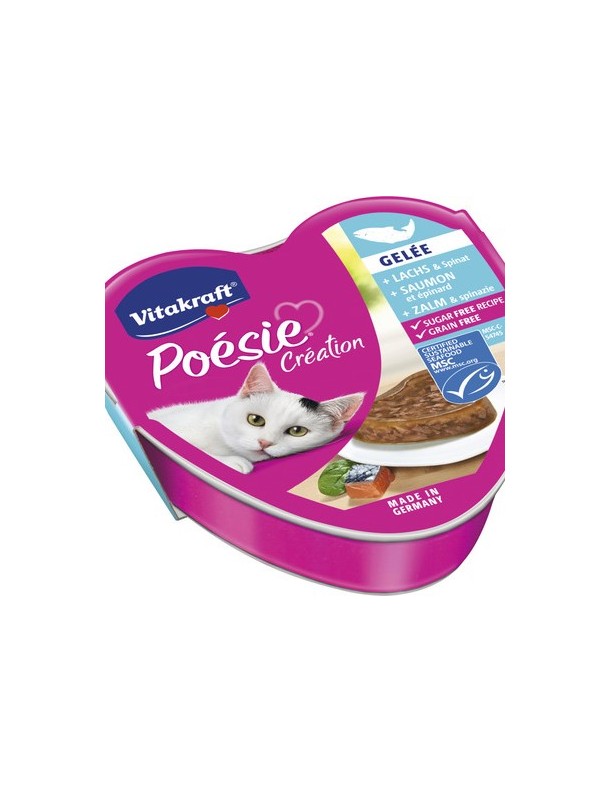 Poésie saumon en gelée 85 g