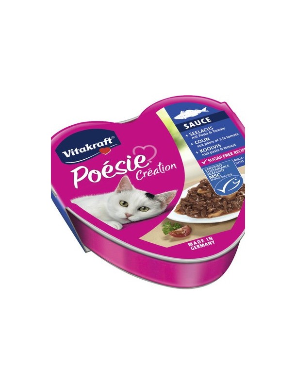 Poésie colin en sauce 85 g