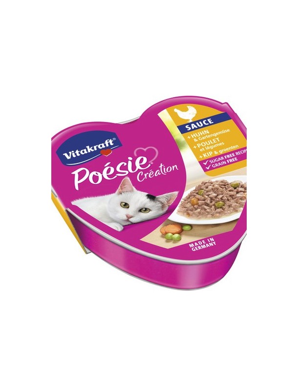 Poésie poulet en sauce 85 g