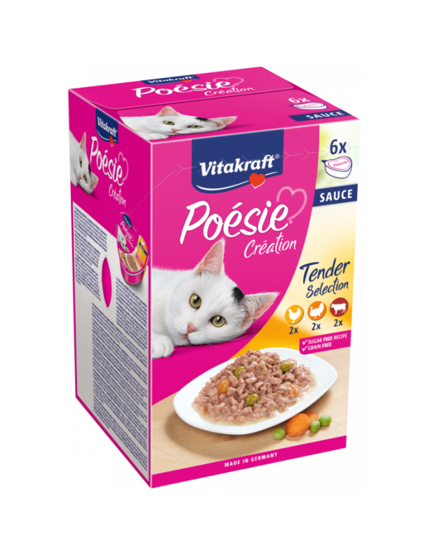 Poésie assortiment viandes en sauce 6x85 g