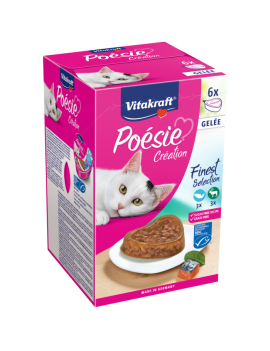 Poésie assortiment poisson et gibier en gelée 6x85 g