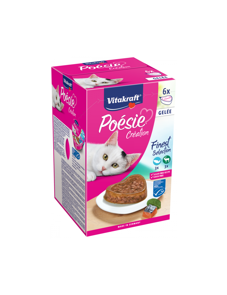 Poésie assortiment poisson et gibier en gelée 6x85 g