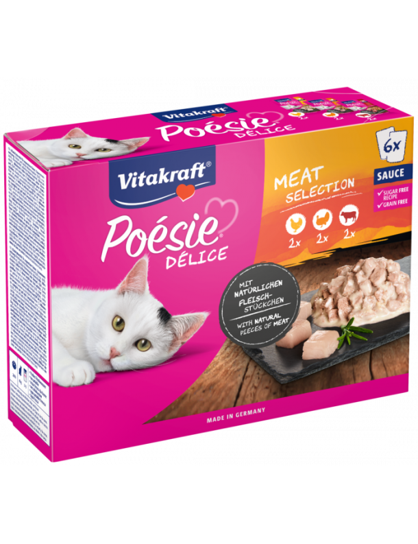 Poésie assortiment viandes en sauce 6x85 g