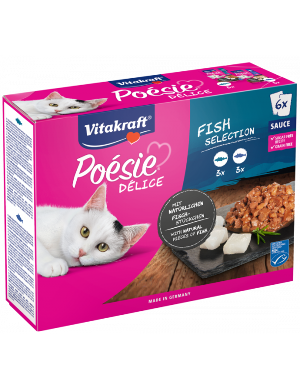 Poésie assortiment poissons en gelée 6x85 g