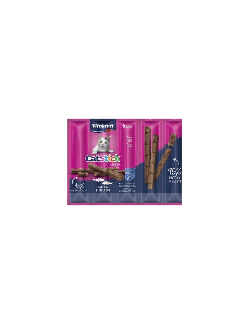 CatStick Cabillaud & Colin 6x6 g