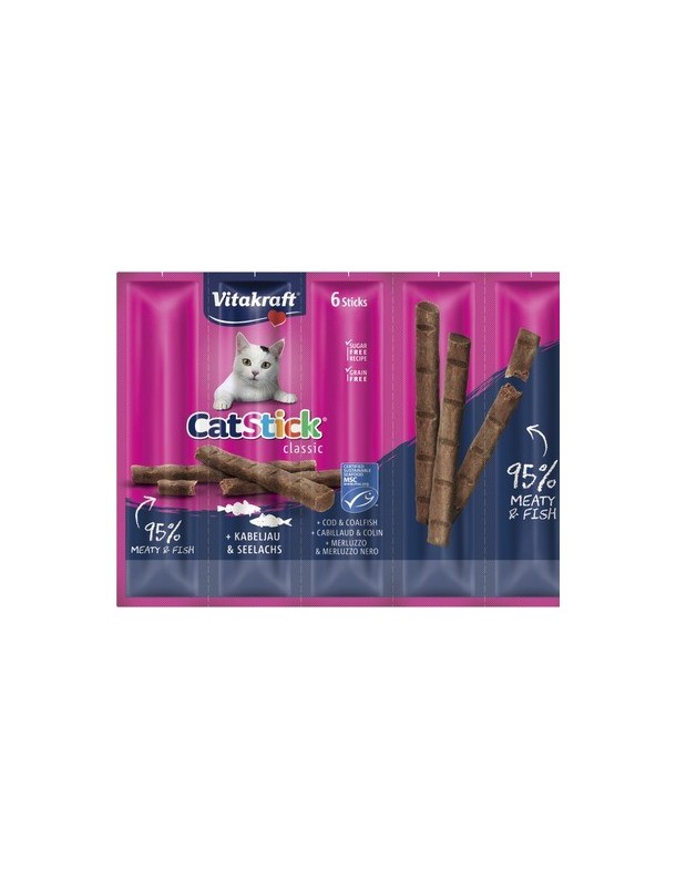 CatStick Cabillaud & Colin 6x6 g