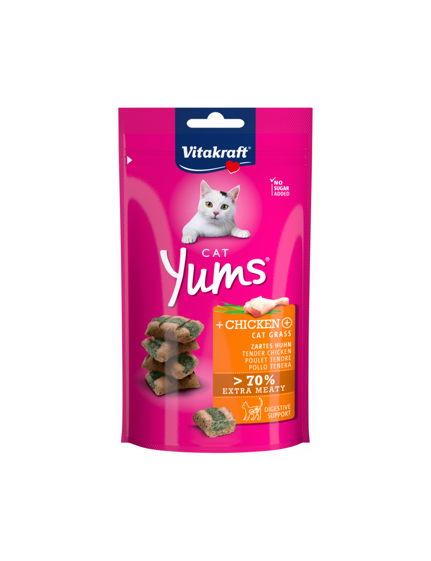 Cat Yums Poulet & Herbe à chat 40 g