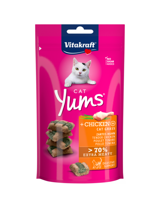 Cat Yums Poulet & Herbe à chat 40 g