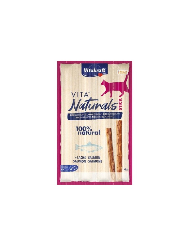 Stick Vita Naturals au saumon 4x5 g