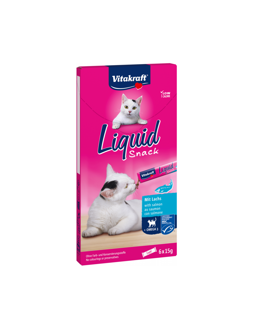 Liquid Snack au saumon 6x15 g