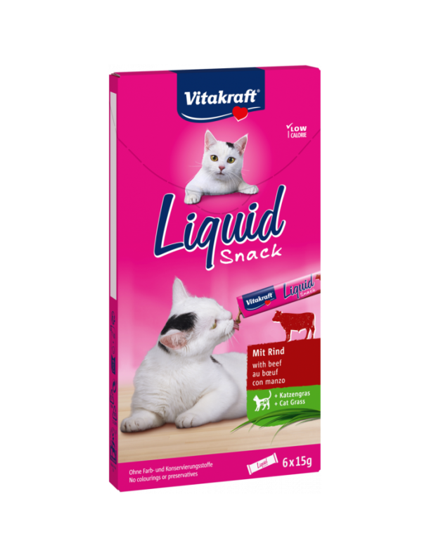 Liquid Snack au boeuf 6x15 g