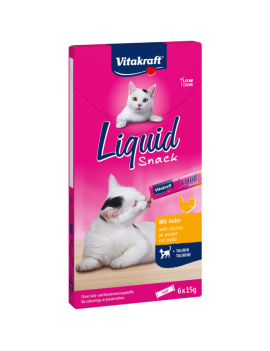 Liquid Snack au poulet en gelée 6x15 g