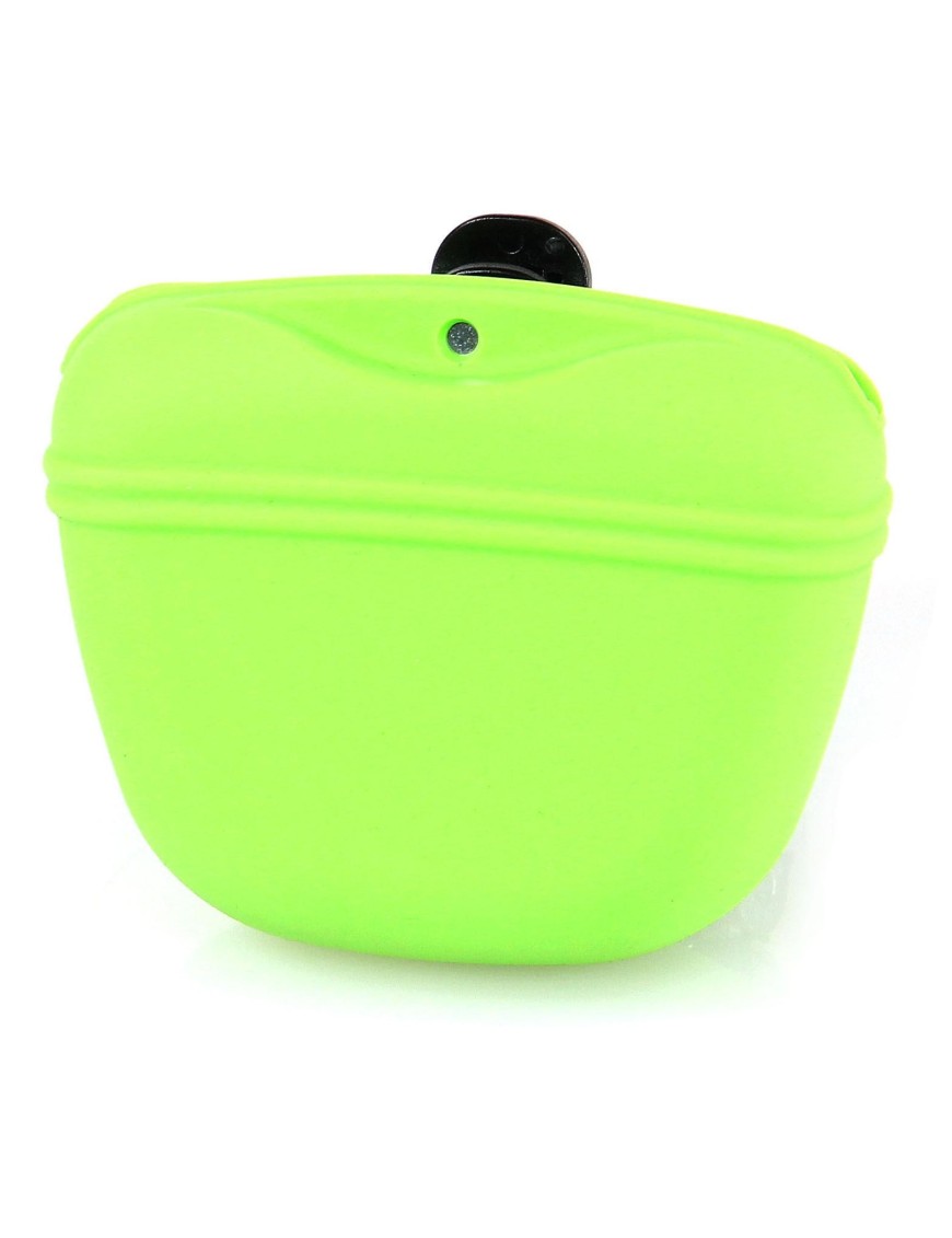 Pochette à friandises en silicone vert