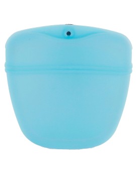 Pochette à friandises en silicone bleu