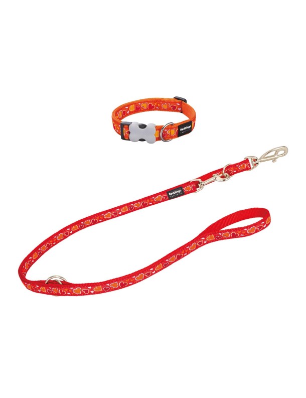 Red Dingo Laisse 3 positions Breezy Love, orange