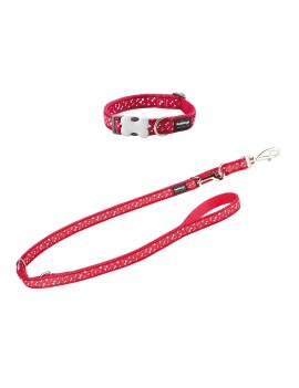 Red Dingo Collier Bones, rouge