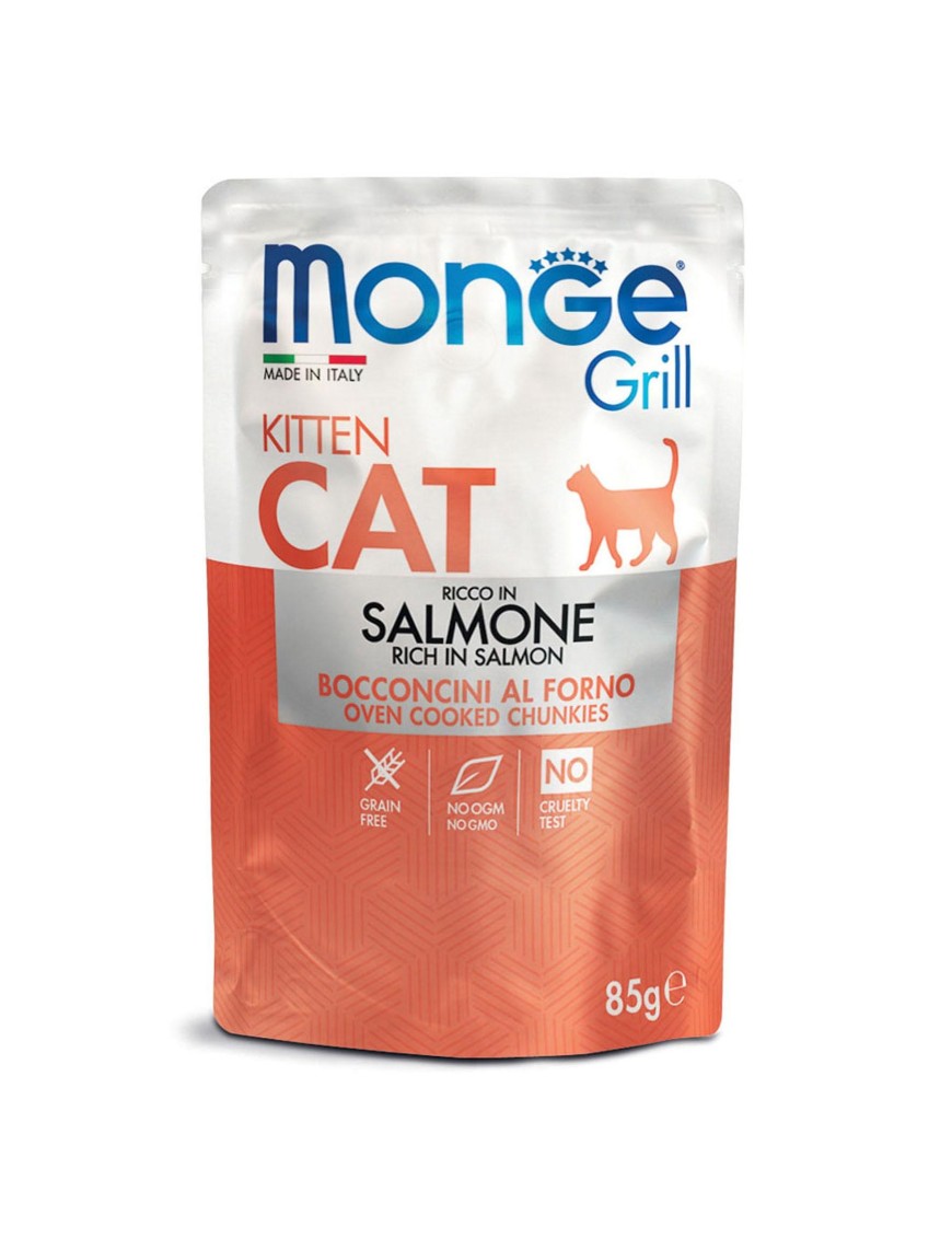 Monge Grill Sachet Chaton au saumon, 85 g