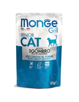 Monge Grill Senior Sachet au maquereau, 85 g