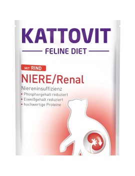 Kattovit Rénal Sachet au boeuf 85 g