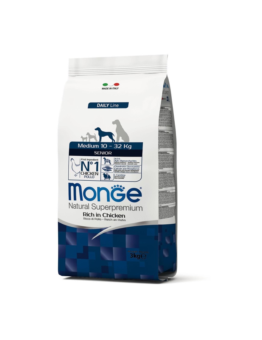 Monge Senior medium Poulet