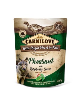 Carnilove Faisan&feuilles de framboisier sachet pâté 300 g