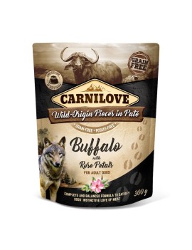 Carnilove Buffle&pétales de rose sachet pâté 300 g
