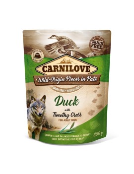Carnilove Canard&herbes de Fléole sachet pâté 300 g