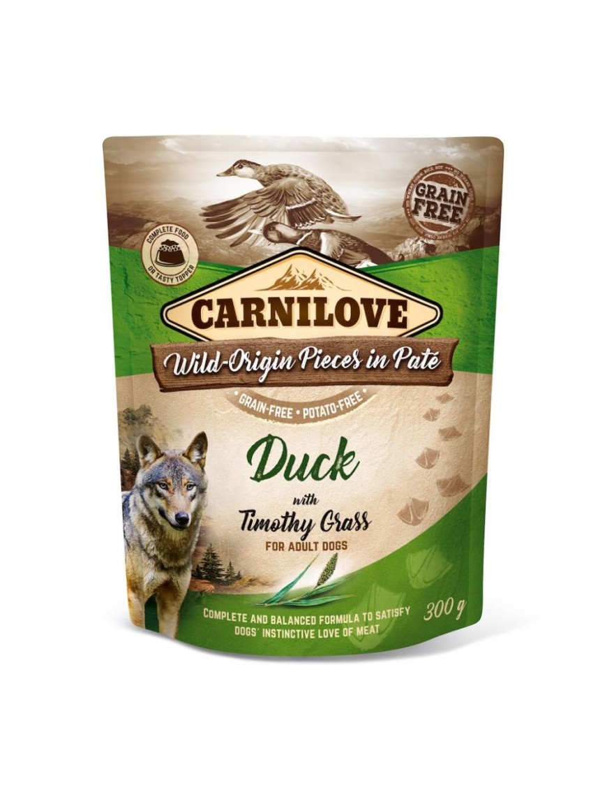 Carnilove Canard&herbes de Fléole sachet pâté 300 g