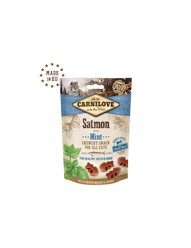 Carnilove Snacks Crunchy Saumon&menthe 50 g