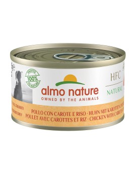 Almo Natural Poulet, carottes et riz boîte 95 g