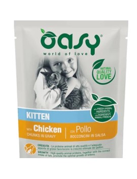Oasy Poulet chaton sachet en sauce 85 g