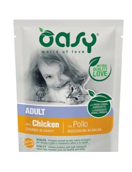 Oasy Adulte Poulet sachet en sauce 85 g
