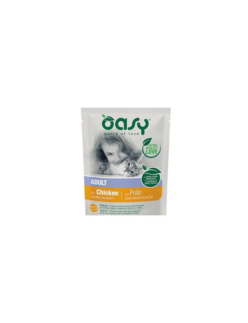Oasy Adulte Poulet sachet en sauce 85 g
