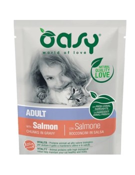Oasy Adulte Saumon sachet en sauce 85 g