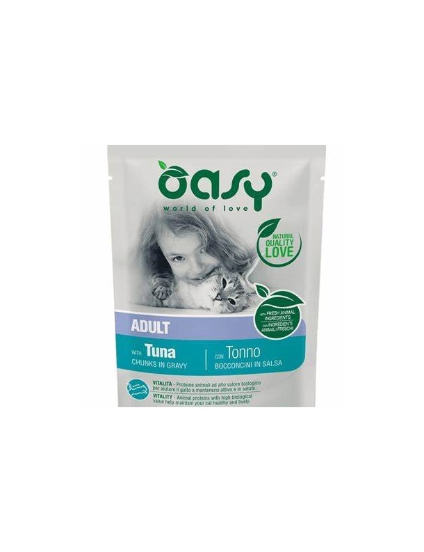 Oasy Adulte Thon sachet en sauce 85 g