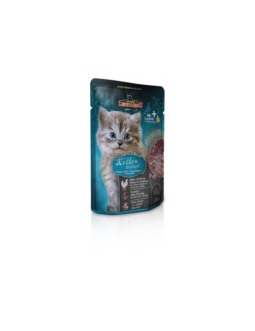 Leonardo Sachet Kitten Volaille 85 g