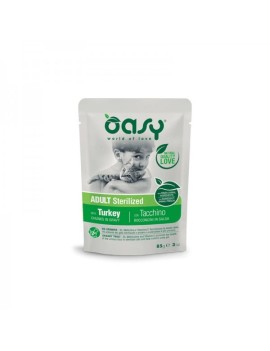 Oasy Adulte Stérilisé dinde sachet en sauce 85 g
