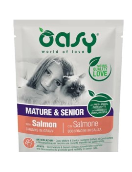 Oasy Senior Saumon sachet en sauce 85 g