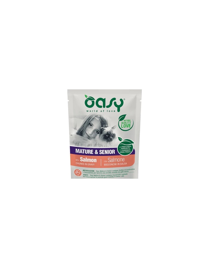 Oasy Senior Saumon sachet en sauce 85 g