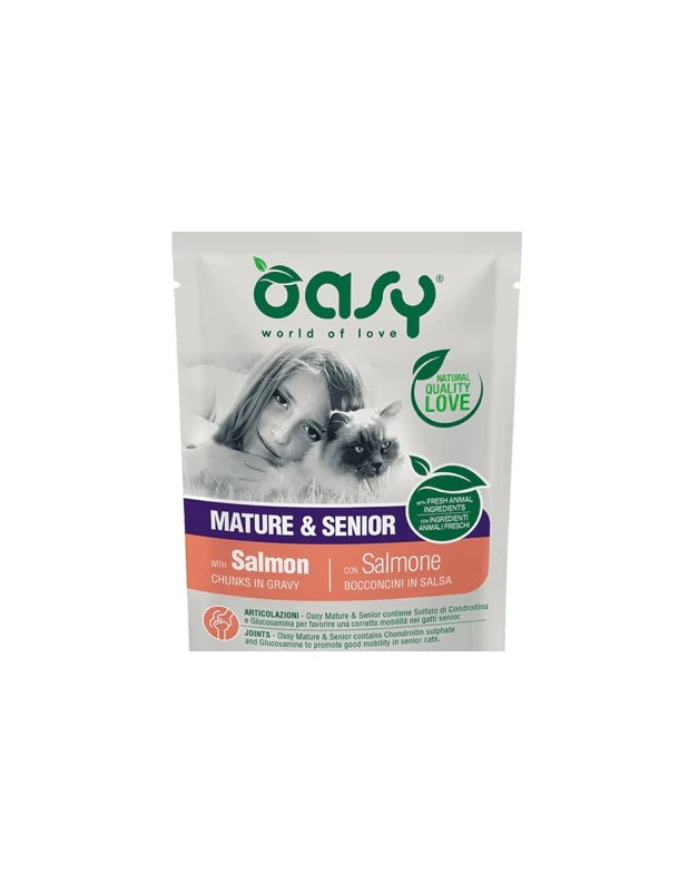 Oasy Senior Saumon sachet en sauce 85 g