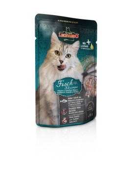 Leonardo Sachet adulte Poisson & crevettes 85 g